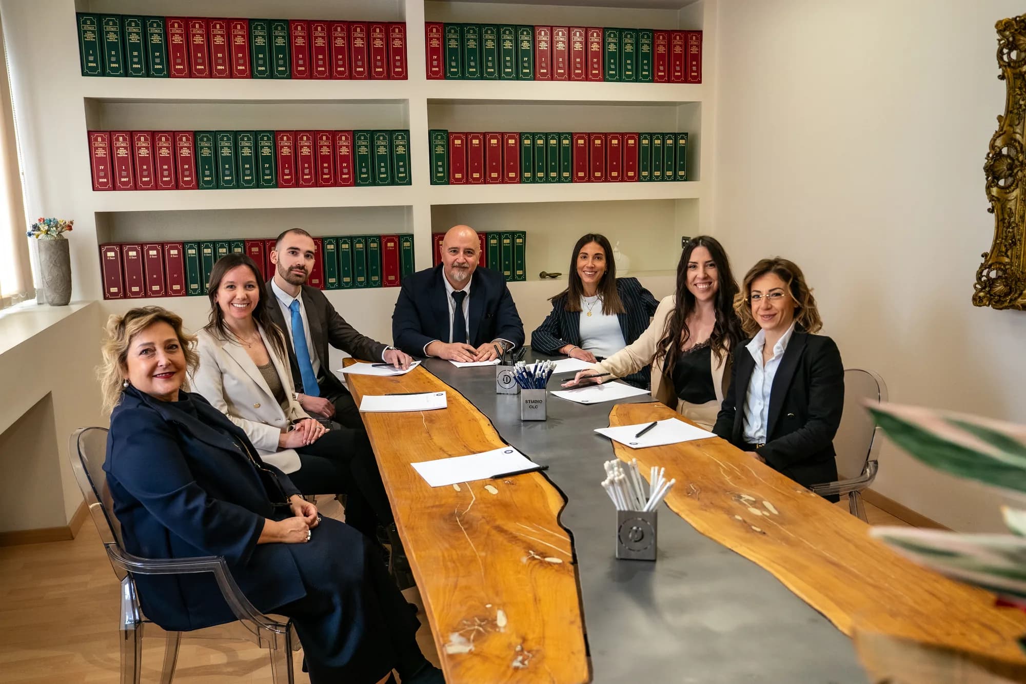 I professionisti dello Studio nella sala riunioni